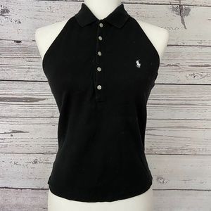 Ralph Lauren fitted halter top with built in bra.